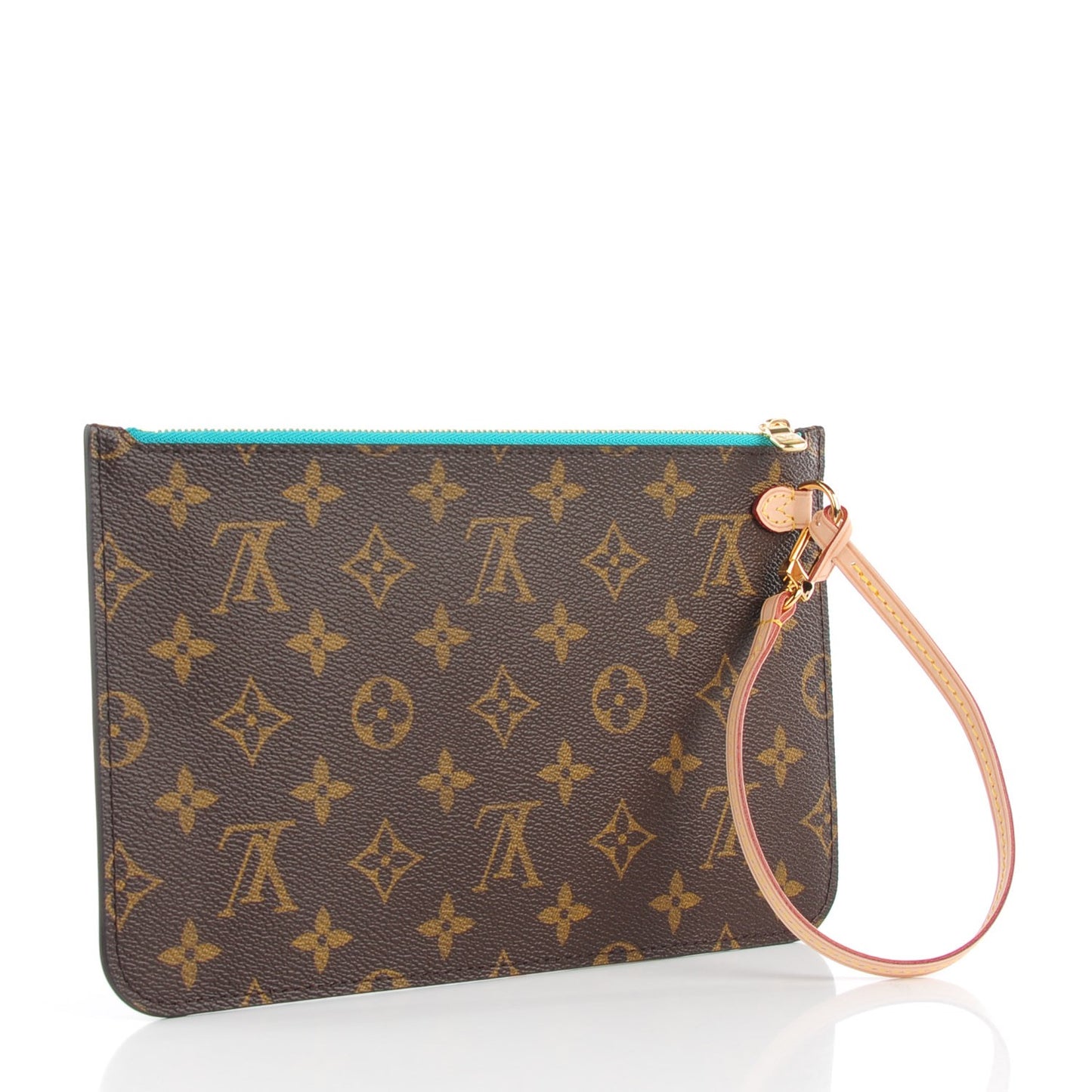Monogram Neverfull MM GM Pochette Turquoise