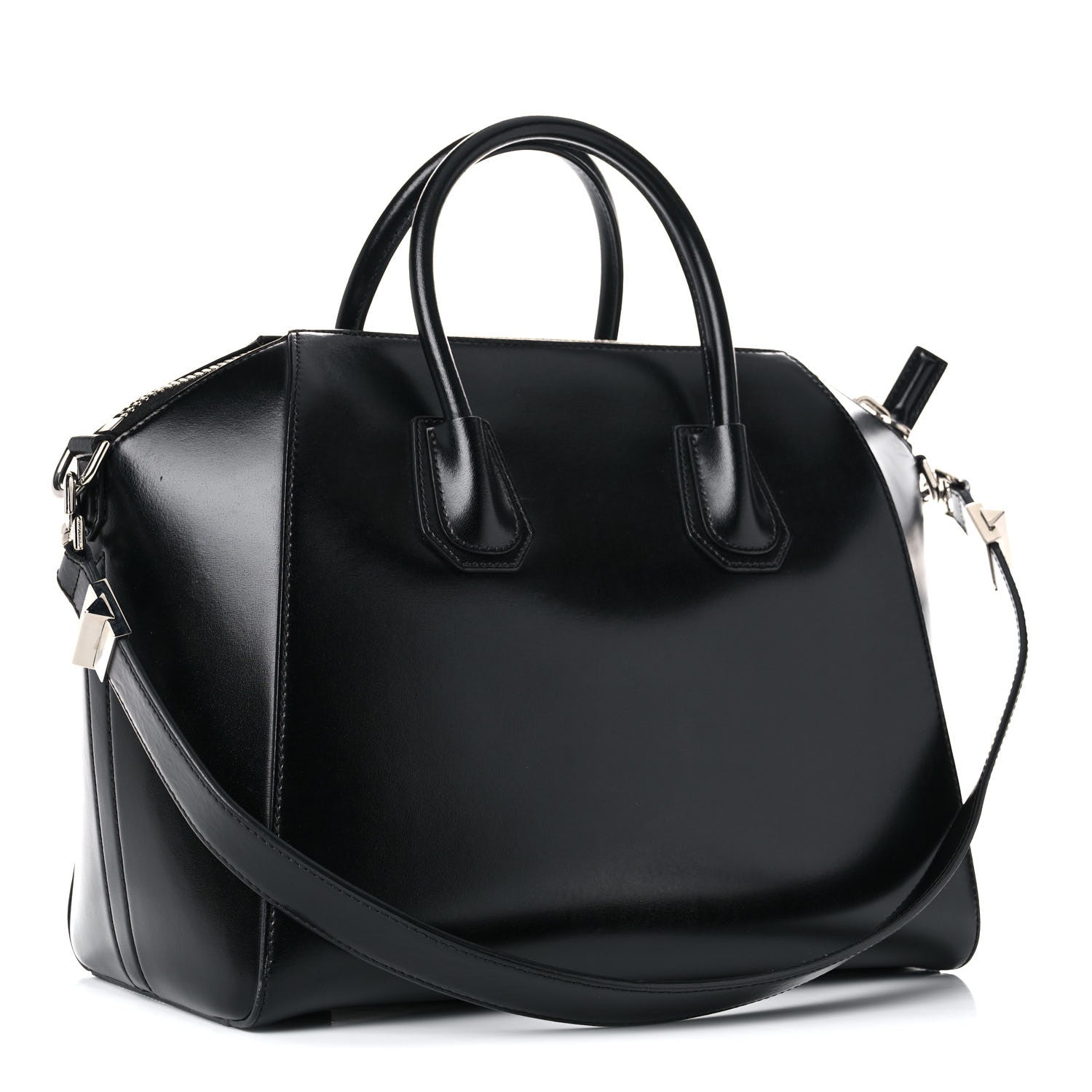 Givenchy Shiny Lord Calfskin Medium Antigona Black 3 of 15