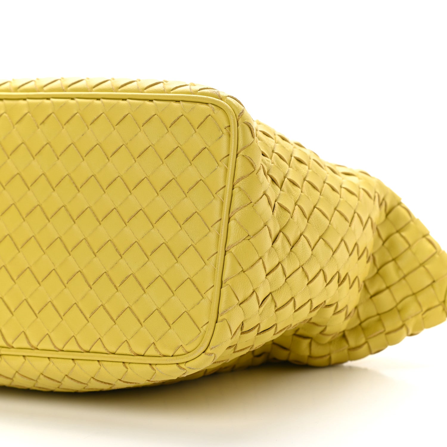 Bottega Veneta Nappa Intrecciato Small Shoulder Bag Chartreuse 9 of 9