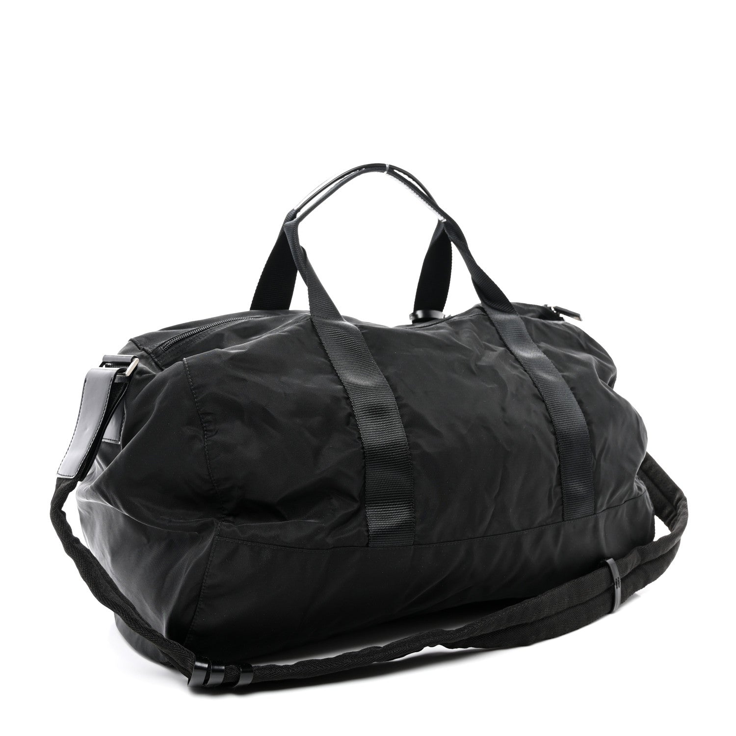 Prada Nylon Vela Viaggio Duffle Black 2 of 8