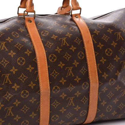 Louis Vuitton Monogram Keepall Bandouliere 55 17 of 17