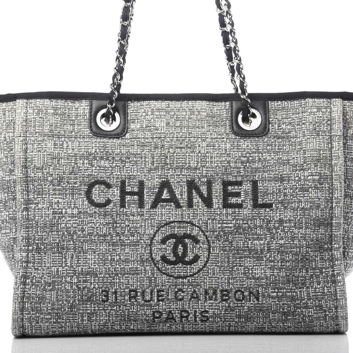 Canvas Small Deauville Tote Grey