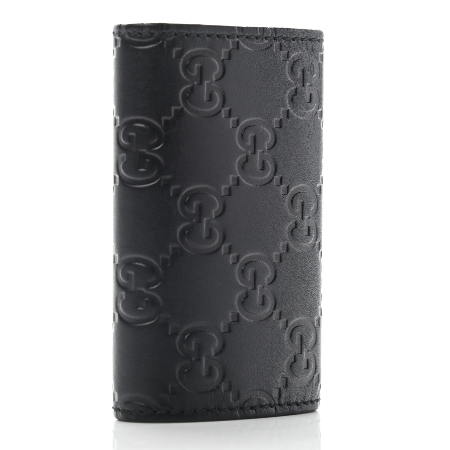 Guccissima 6 Key Holder Case Black