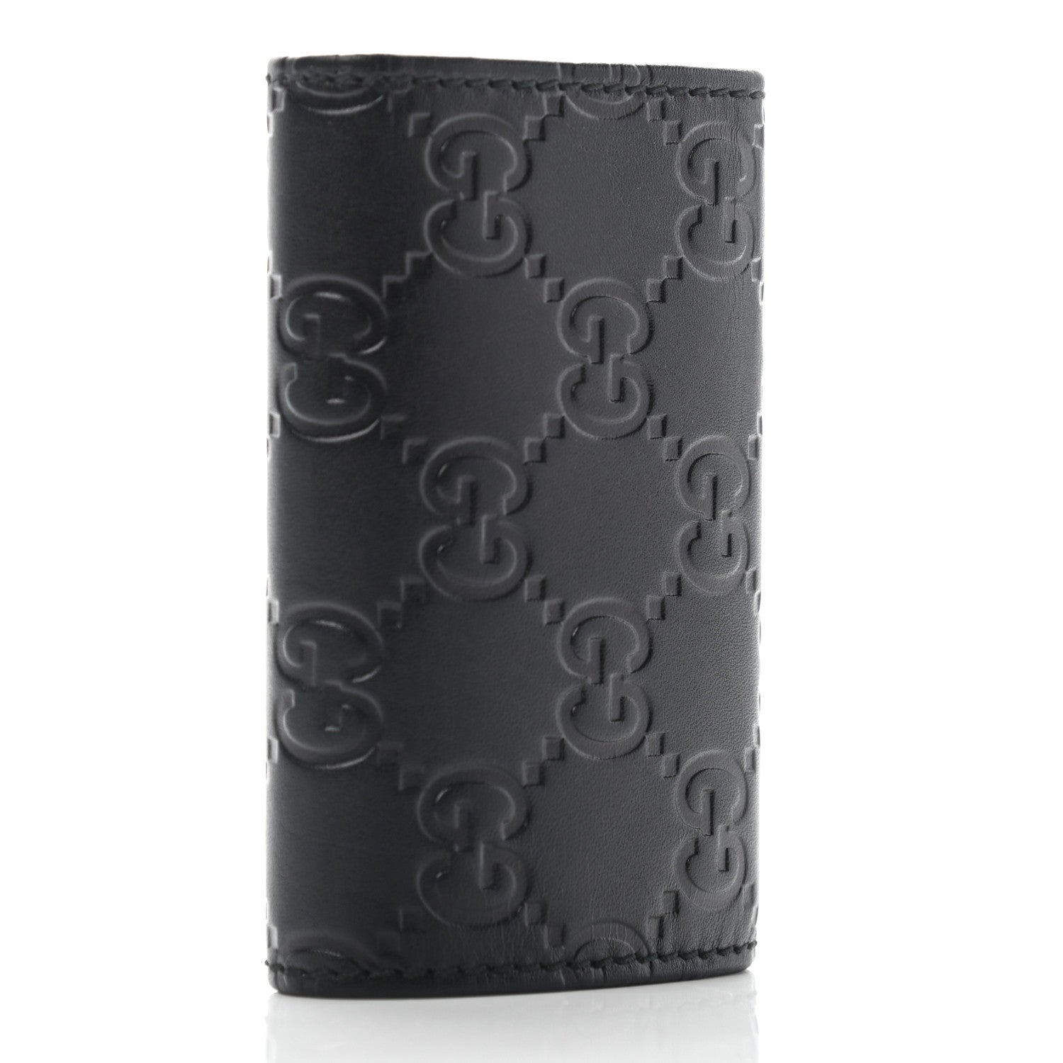 Gucci Guccissima 6 Key Holder Case Black 2 of 7
