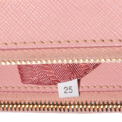 Prada Saffiano Lux Small Double Zip Tote Orchidea 6 of 9