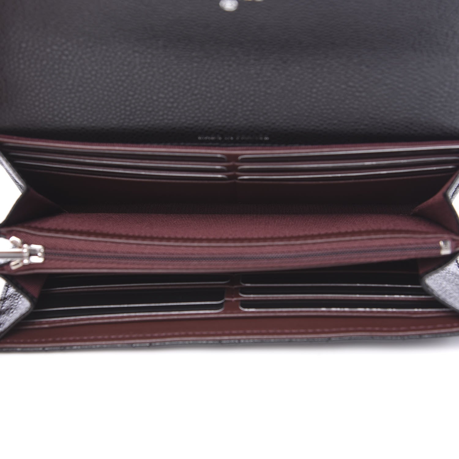 Chanel Caviar Quilted Large Gusset Flap Wallet Black 4 of 8