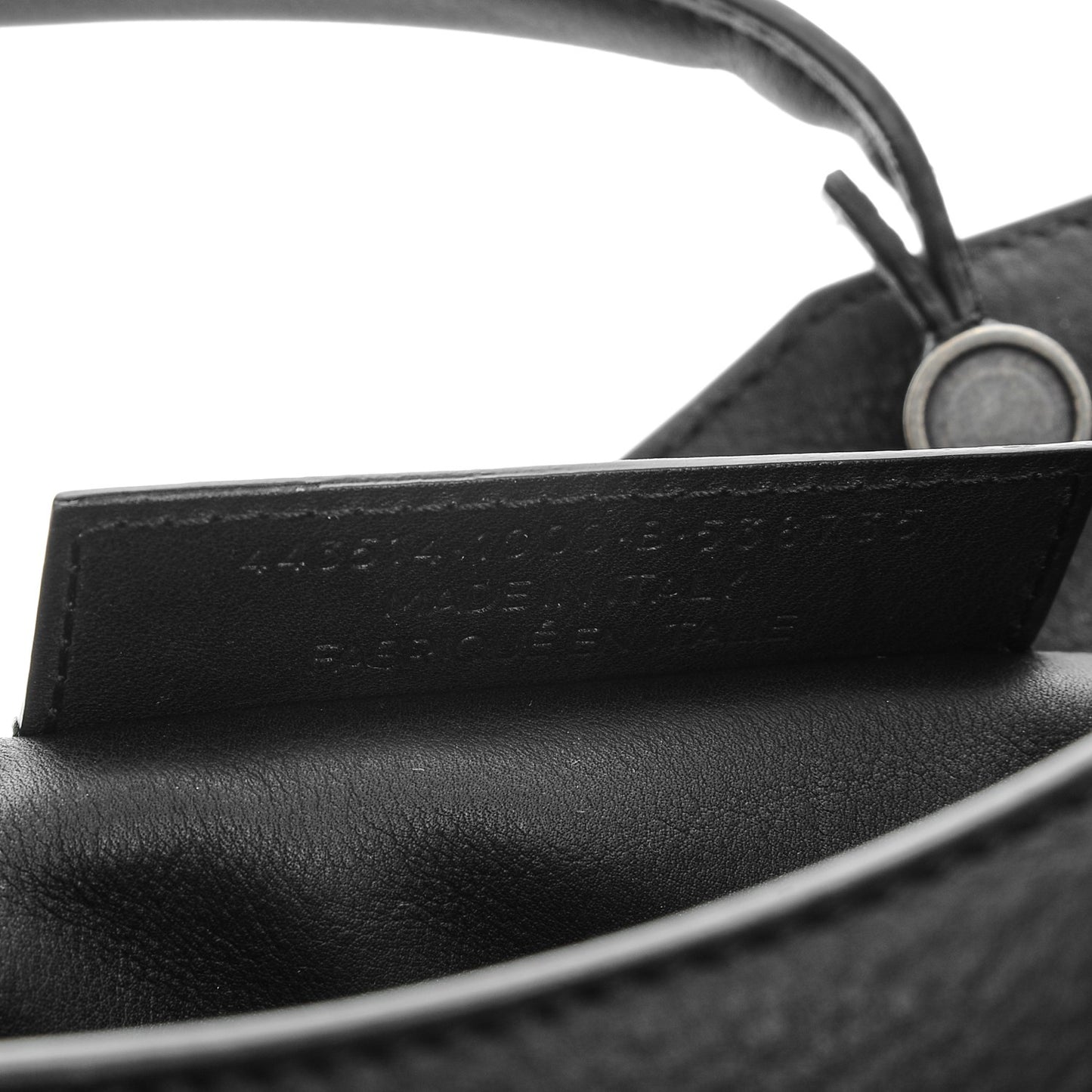 Veau Soyeux Perforated Blackout Hardware City Black