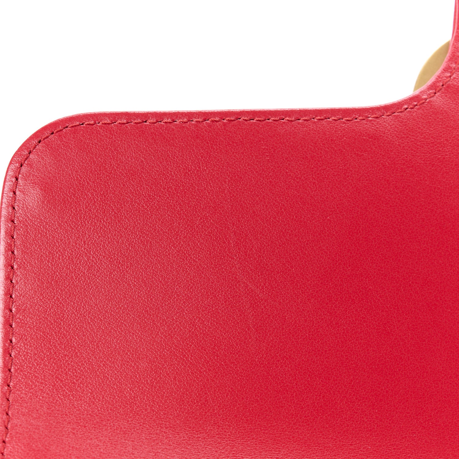Gucci Calfskin Matelasse Small GG Marmont Top Handle Shoulder Bag Hibiscus Red 12 of 14