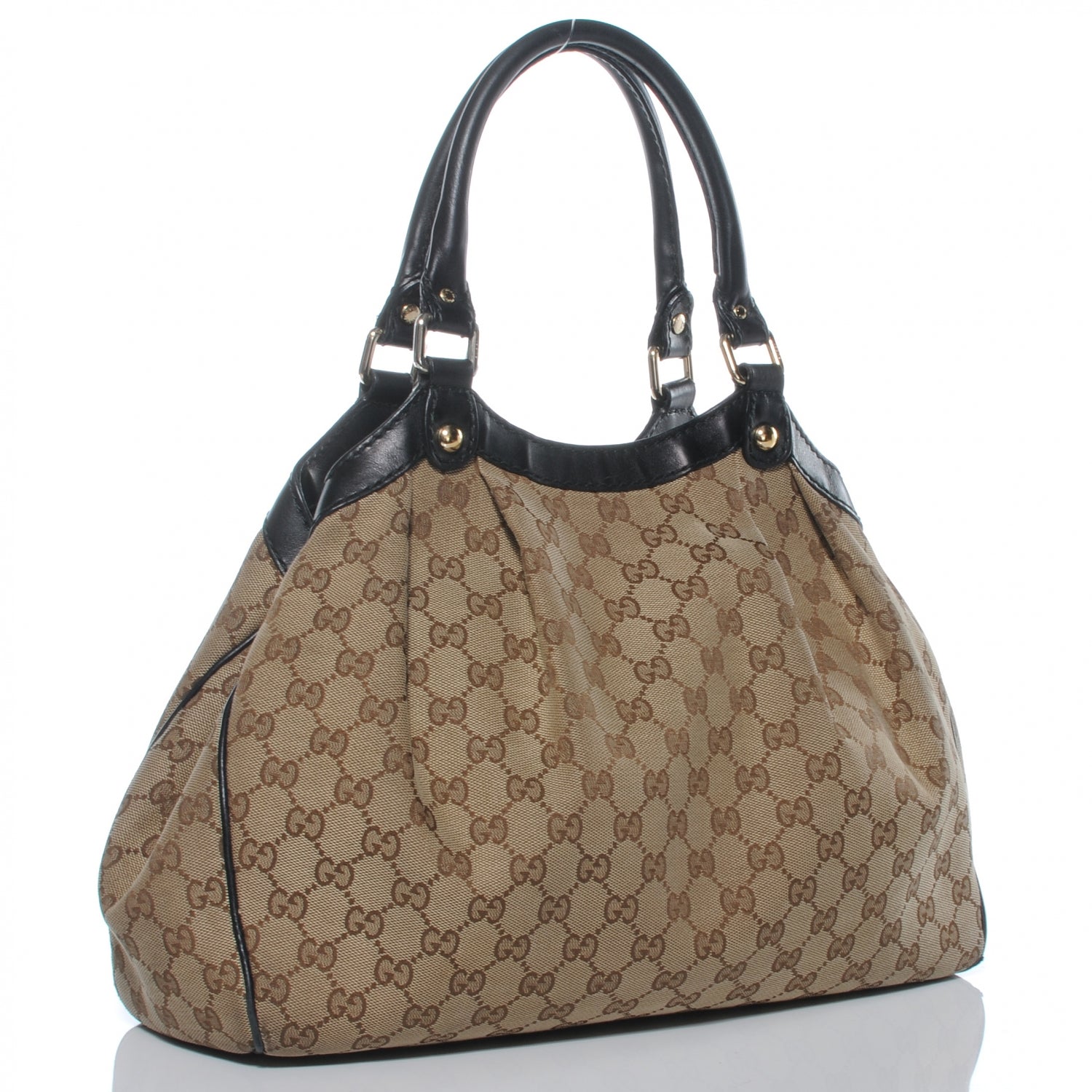 Gucci Monogram Medium Sukey Ebony 3 of 7