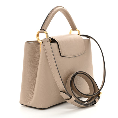Louis Vuitton Taurillon Capucines BB Galet 3 of 11