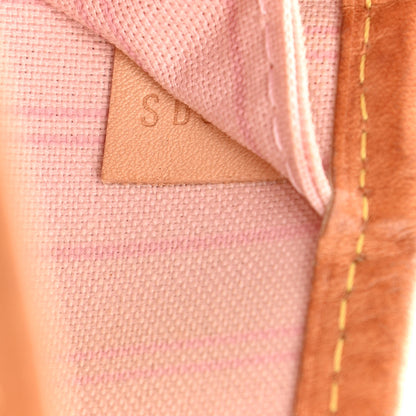 Louis Vuitton Damier Azur Neo Neverfull MM Rose Ballerine 8 of 15