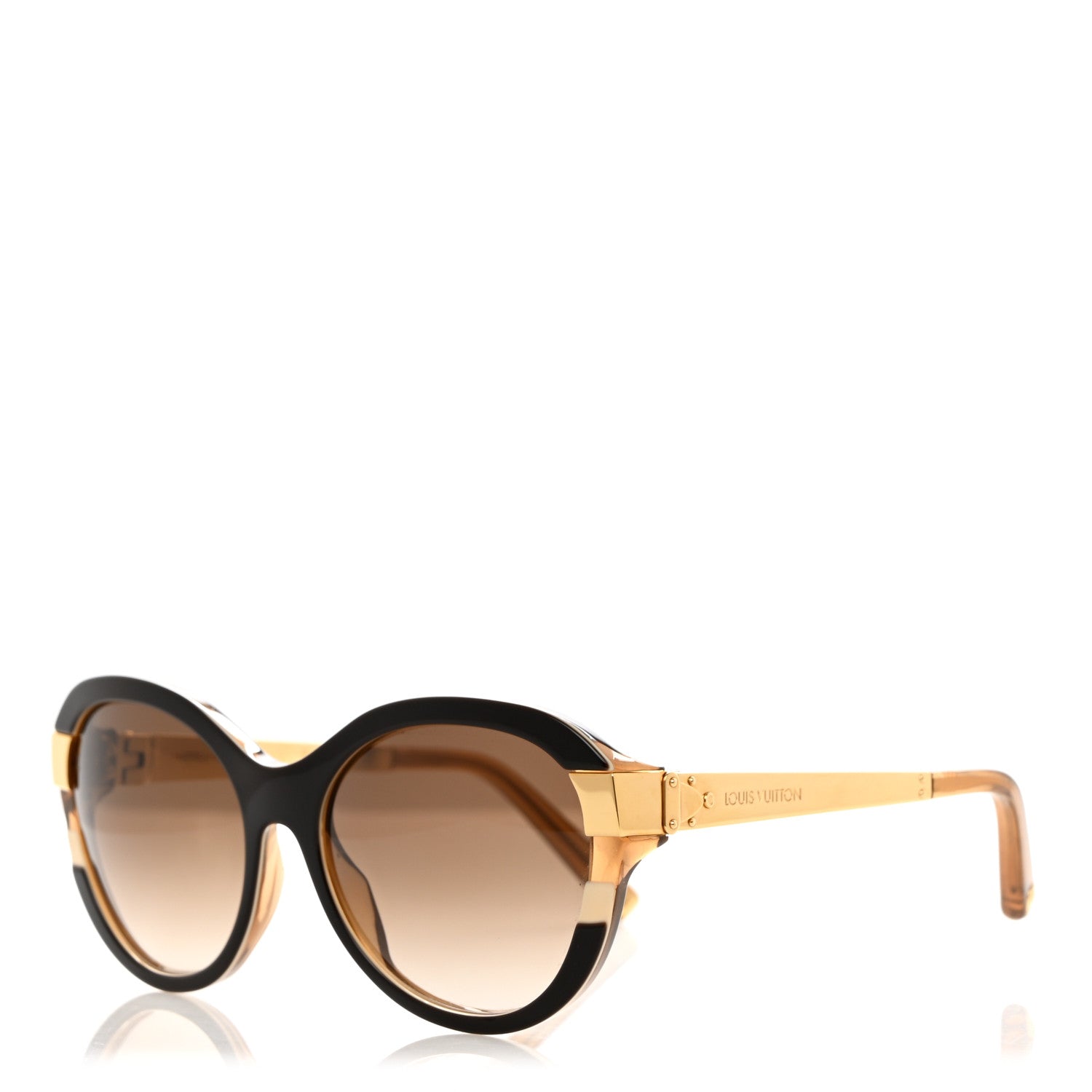 Louis Vuitton Petit Soupcon Cat Eye Sunglasses Z0487W Brown 1 of 8