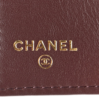 Chanel Caviar Quilted CC Zip Compact Trifold Wallet Black 7 of 12