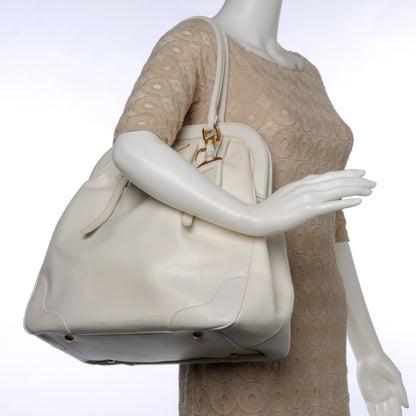 Prada Cinghiale Frame Bag White 2 of 7