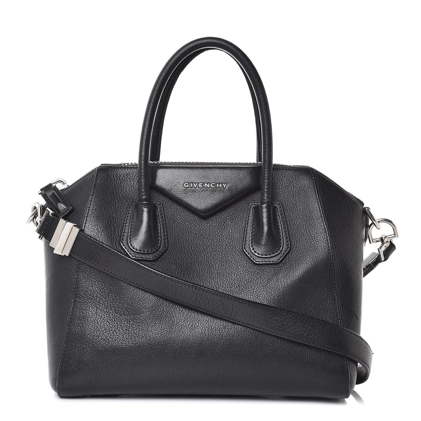Sugar Goatskin Small Antigona Black