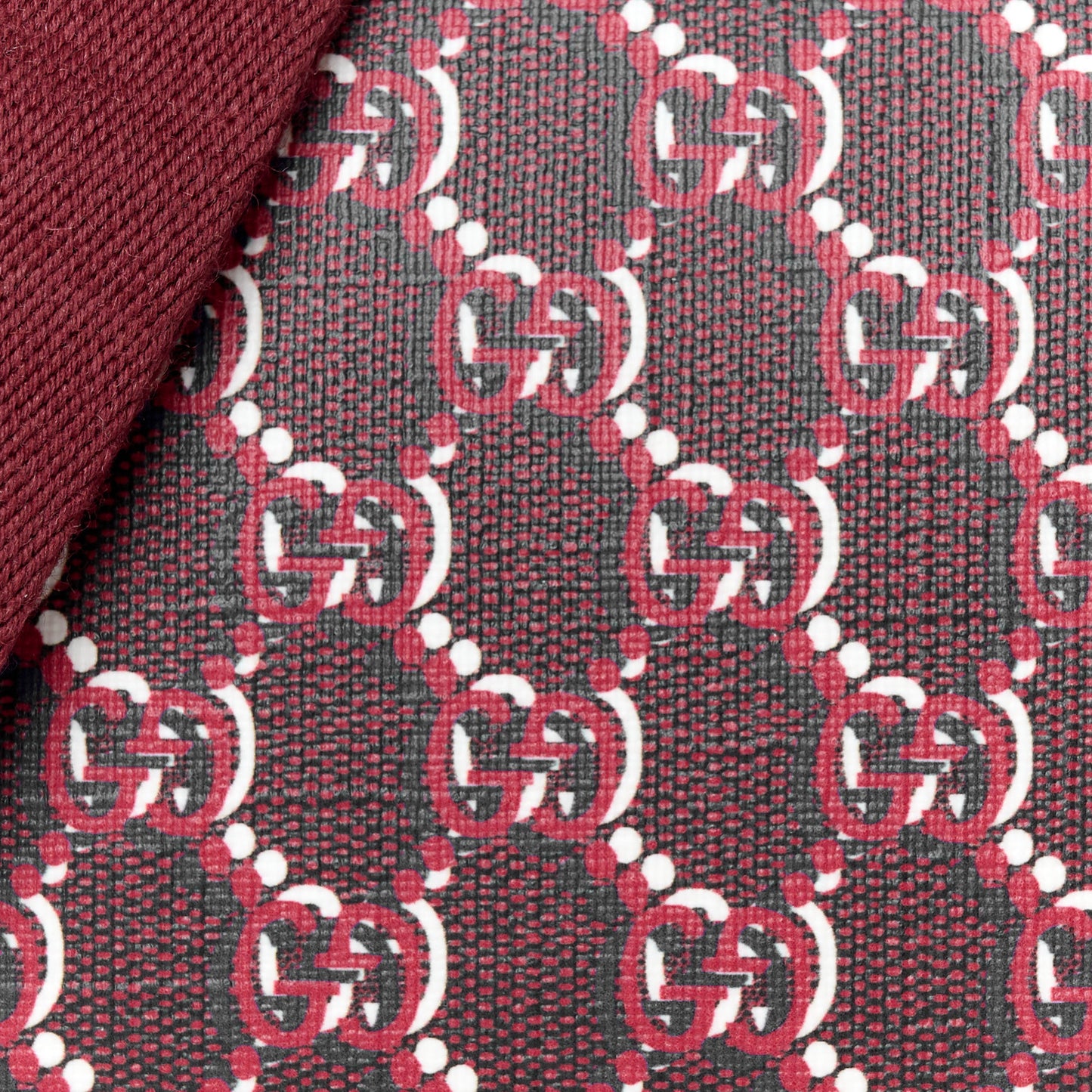 GG Shadow Monogram Super Mini Shoulder Bag Rosso Ancora Red