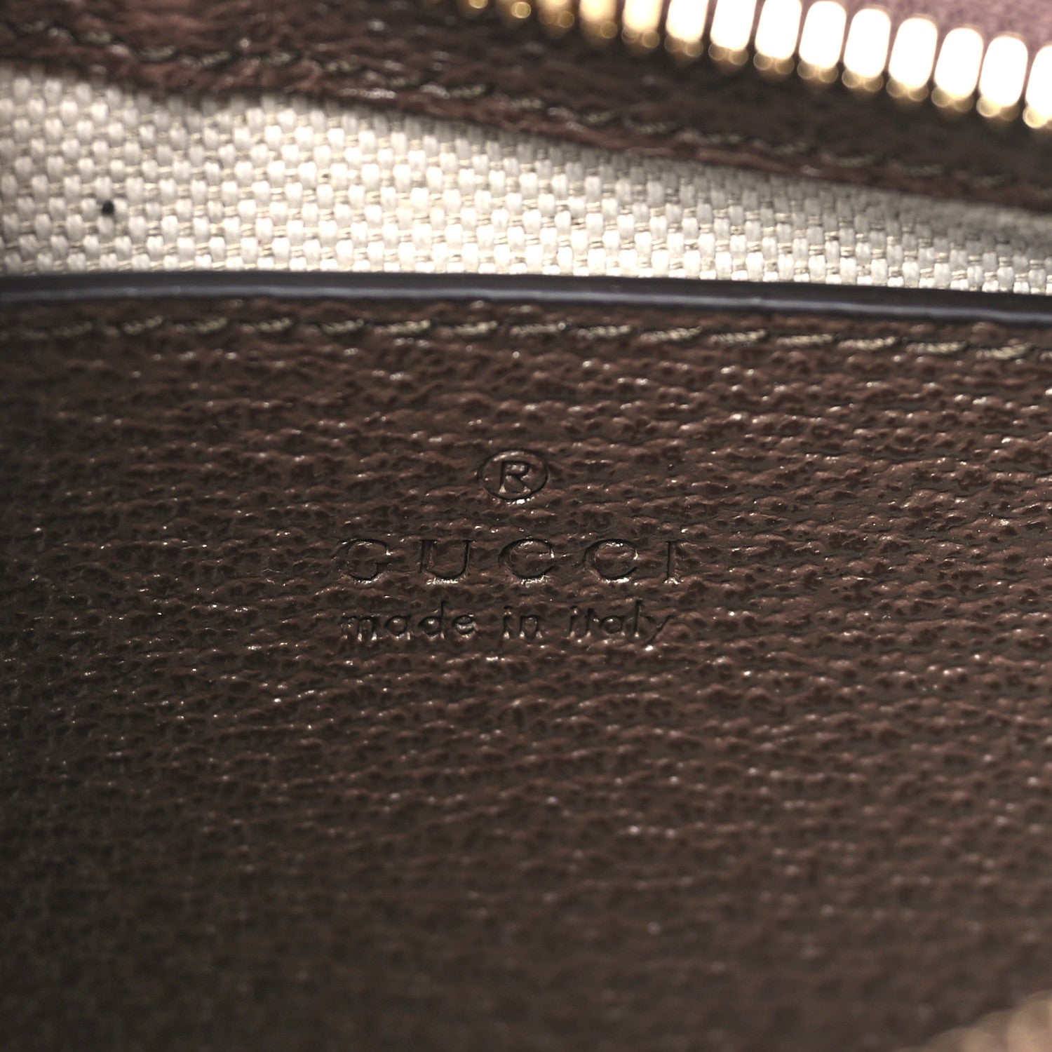Gucci GG Supreme Monogram Textured Dollar Calfskin Web Small Ophidia GG Handbag Beige Ebony New Acero 7 of 11