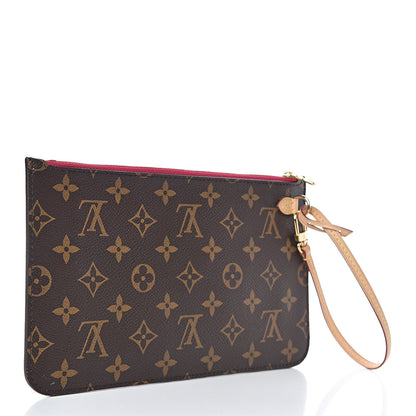 Louis Vuitton Monogram Neverfull MM GM Pochette Pivoine 3 of 8