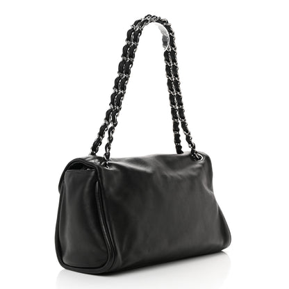 Chanel Lambskin Quilted Large Mademoiselle Double Flap Black 3 of 16