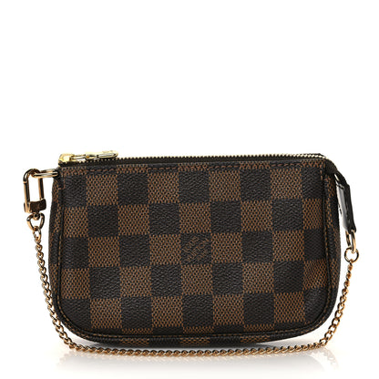 Louis Vuitton Damier Ebene Mini Pochette Accessories 1 of 10