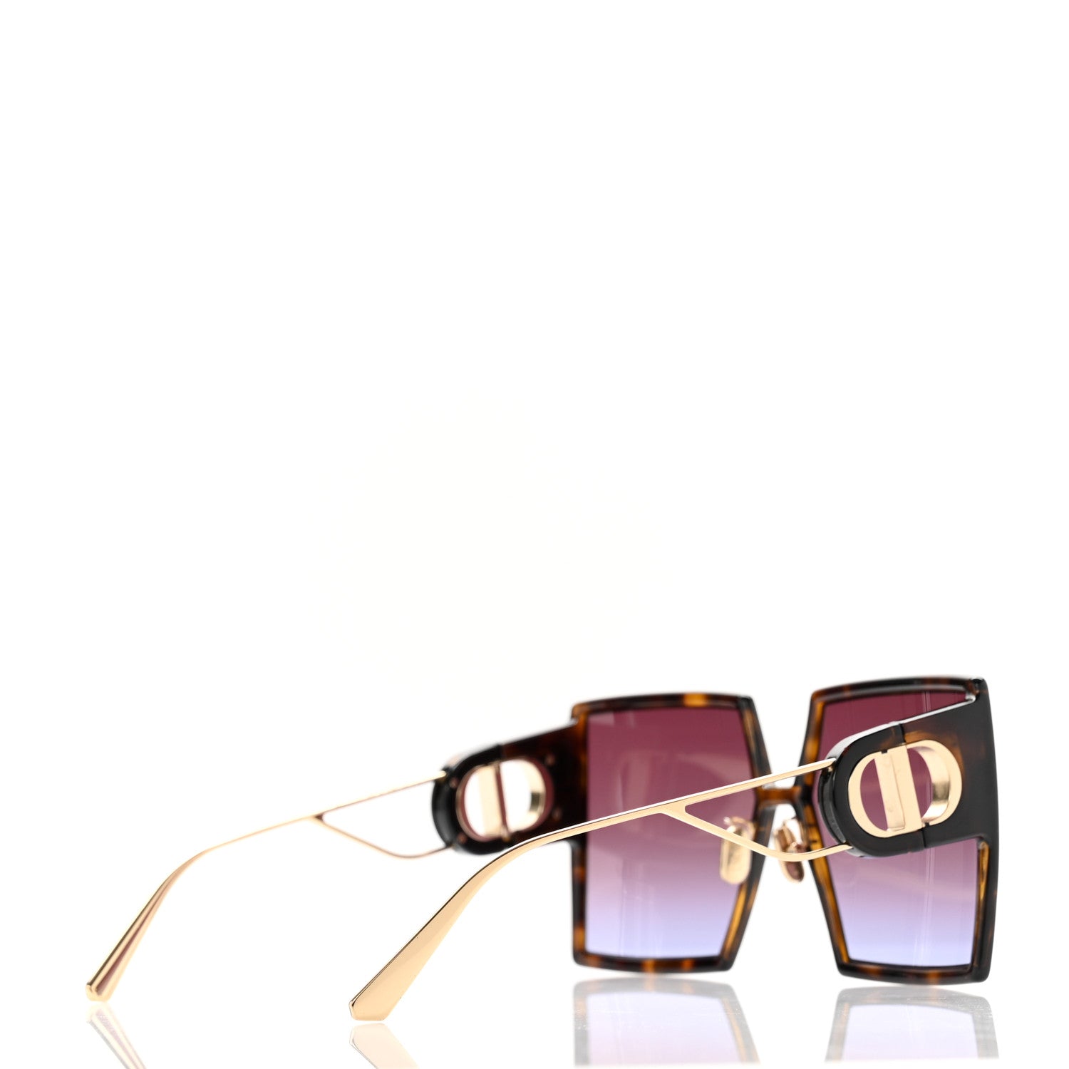 Christian Dior Square 30 Montaigne Sunglasses Tortoise 4 of 6