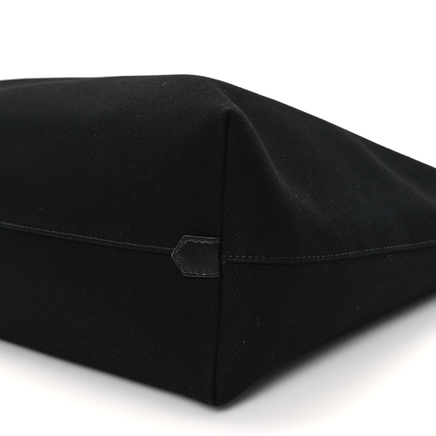 Prada Canvas Embroidered Drill Tote Black 10 of 10