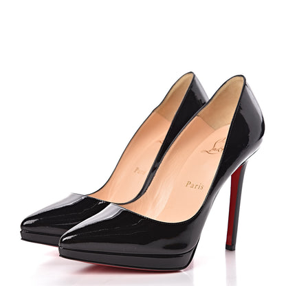 Christian Louboutin Patent Pigalle Plato 120 Pumps 36.5 Black 3 of 8
