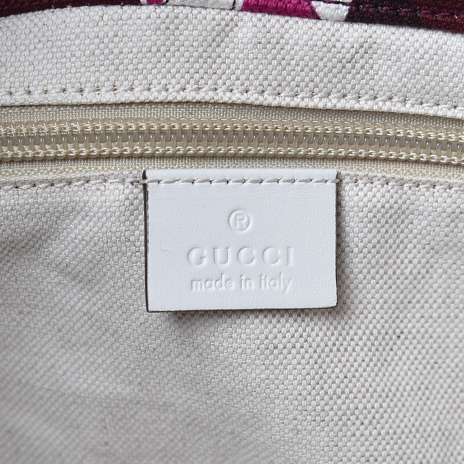 Gucci Canvas Medium Umbrella Tote Red 6 of 13