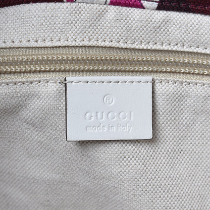 Gucci Canvas Medium Umbrella Tote Red 6 of 13