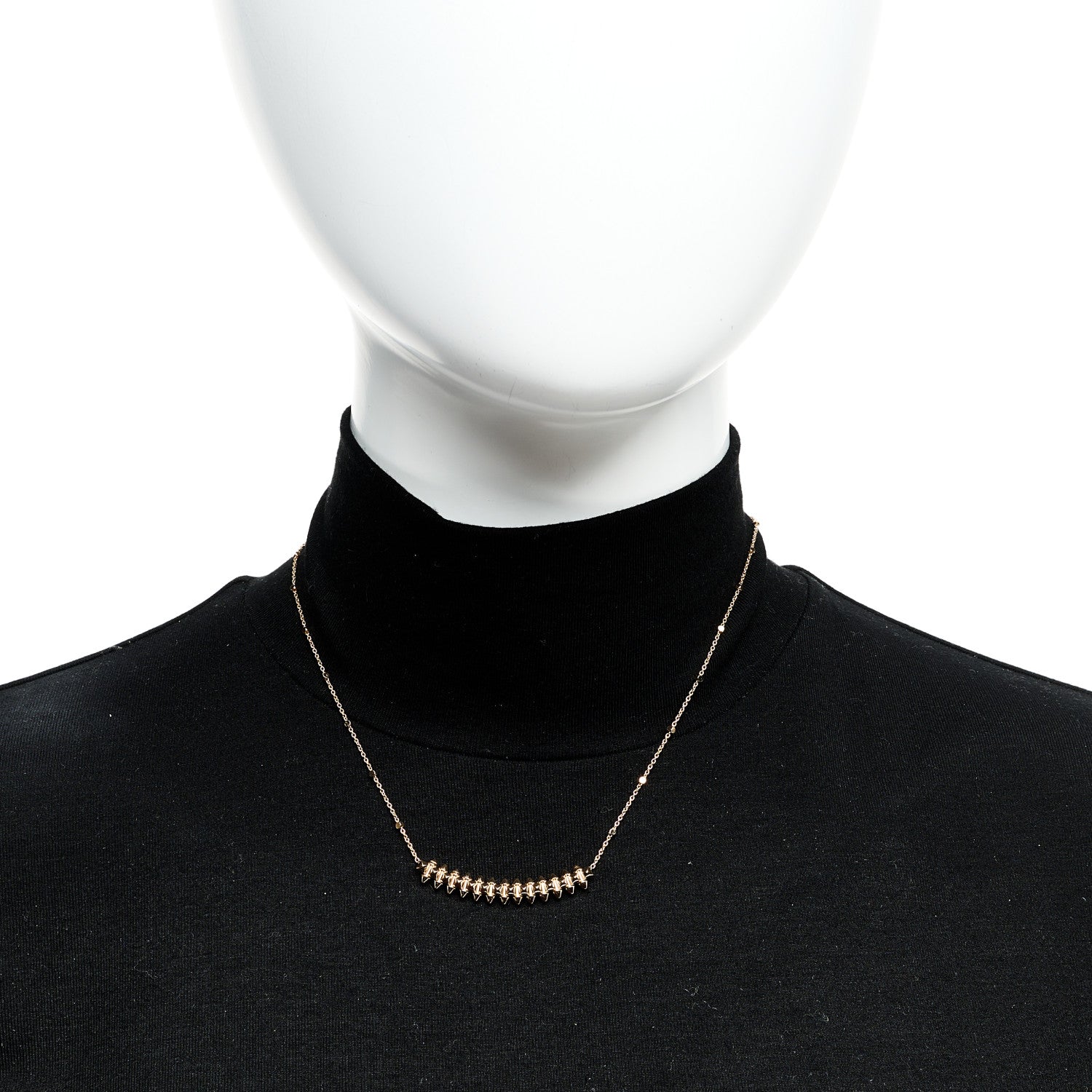 Cartier 18K Pink Gold Small Clash de Cartier Necklace 2 of 6