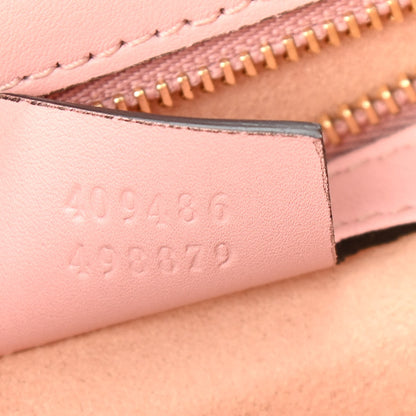 Gucci GG Supreme Monogram Calfskin Medium Padlock Shoulder Bag Beige Perfect Pink 7 of 10