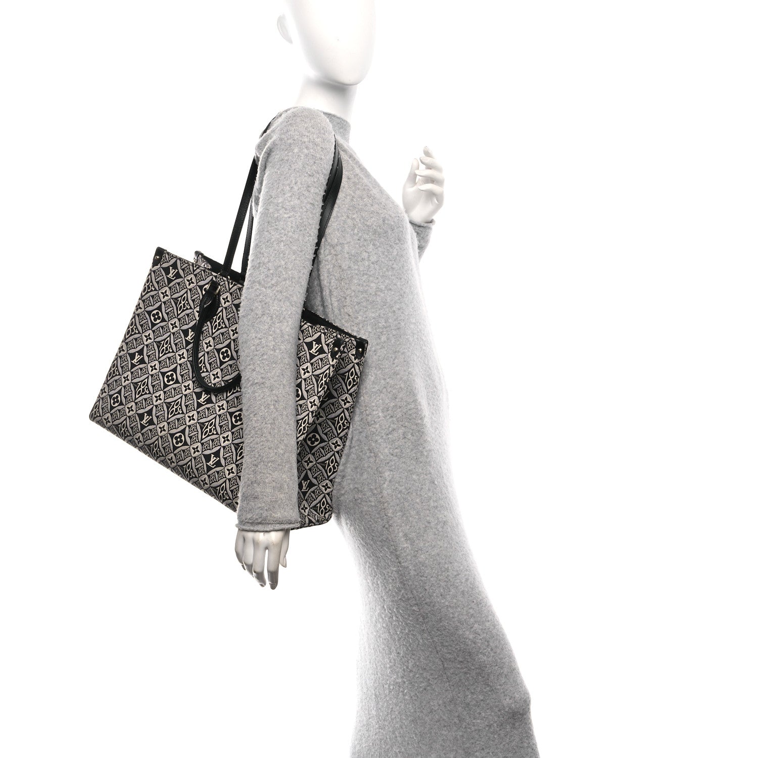 Louis Vuitton Jacquard Since 1854 Onthego GM Grey 2 of 10