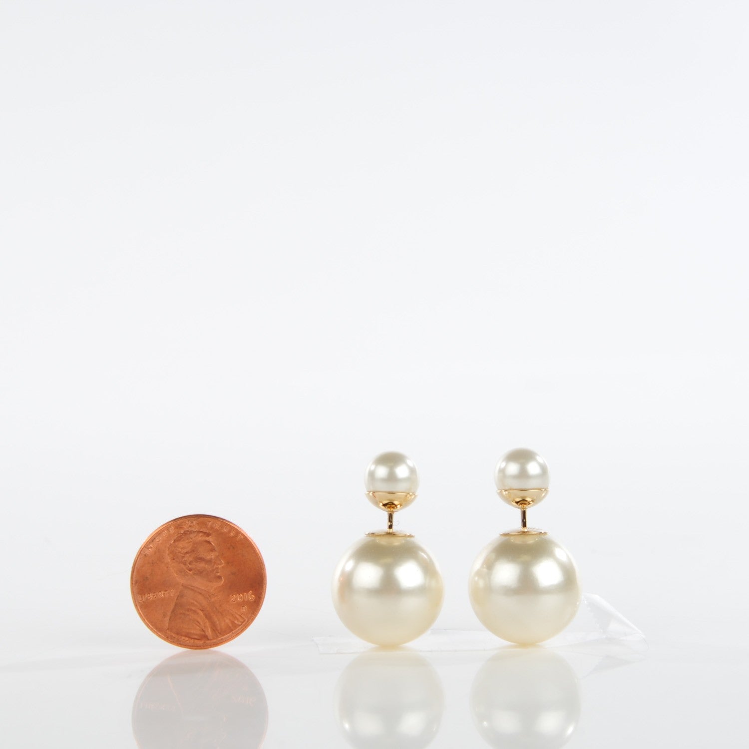 Christian Dior Pearl Mise En Dior Tribal Earrings 2 of 6