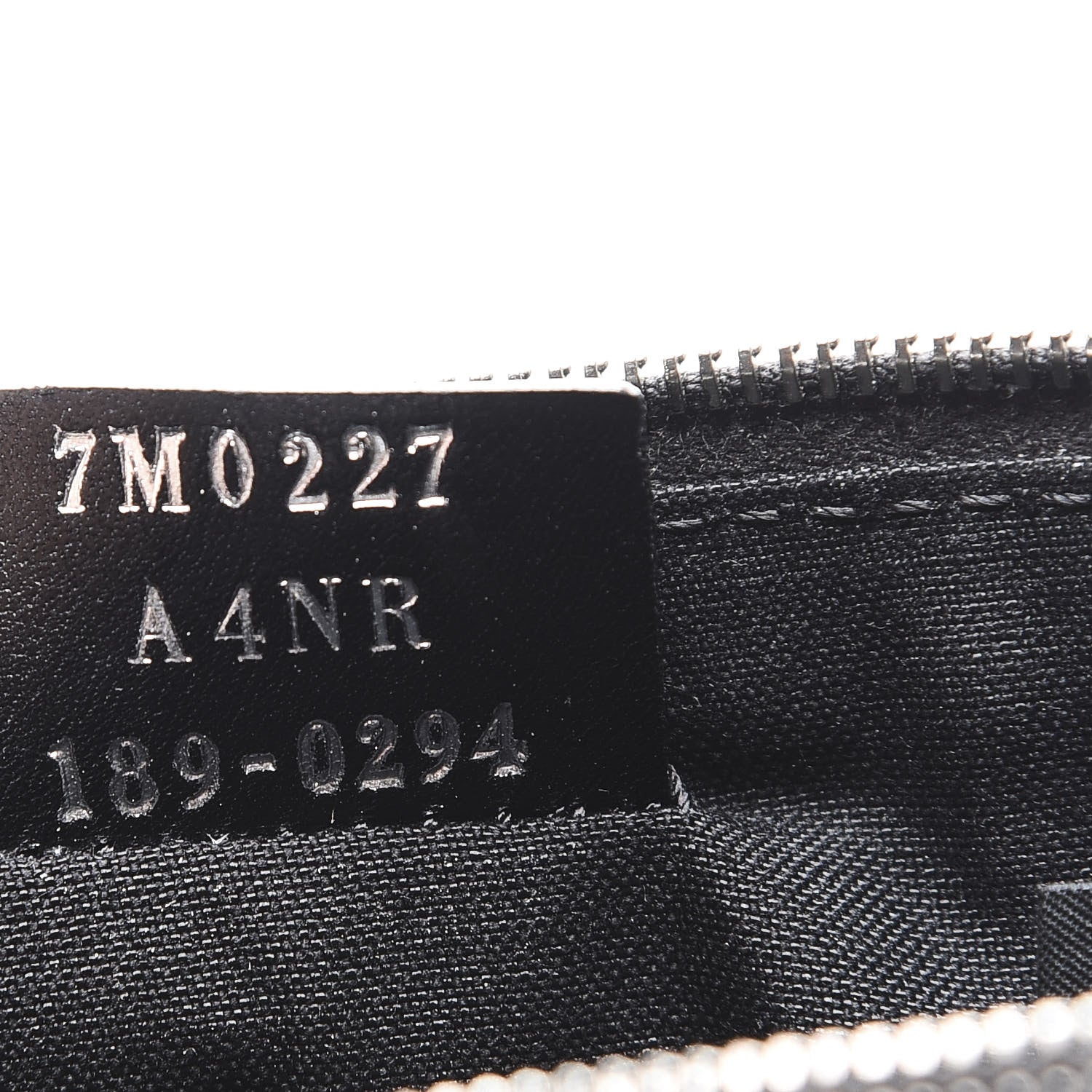Fendi Cuoio Romano Stamp Patch Zip Card Holder Asfalto 6 of 8