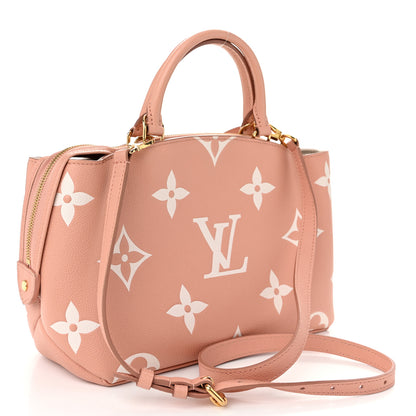 Louis Vuitton Empreinte Monogram Giant Petit Palais Rose Trianon Creme 3 of 10