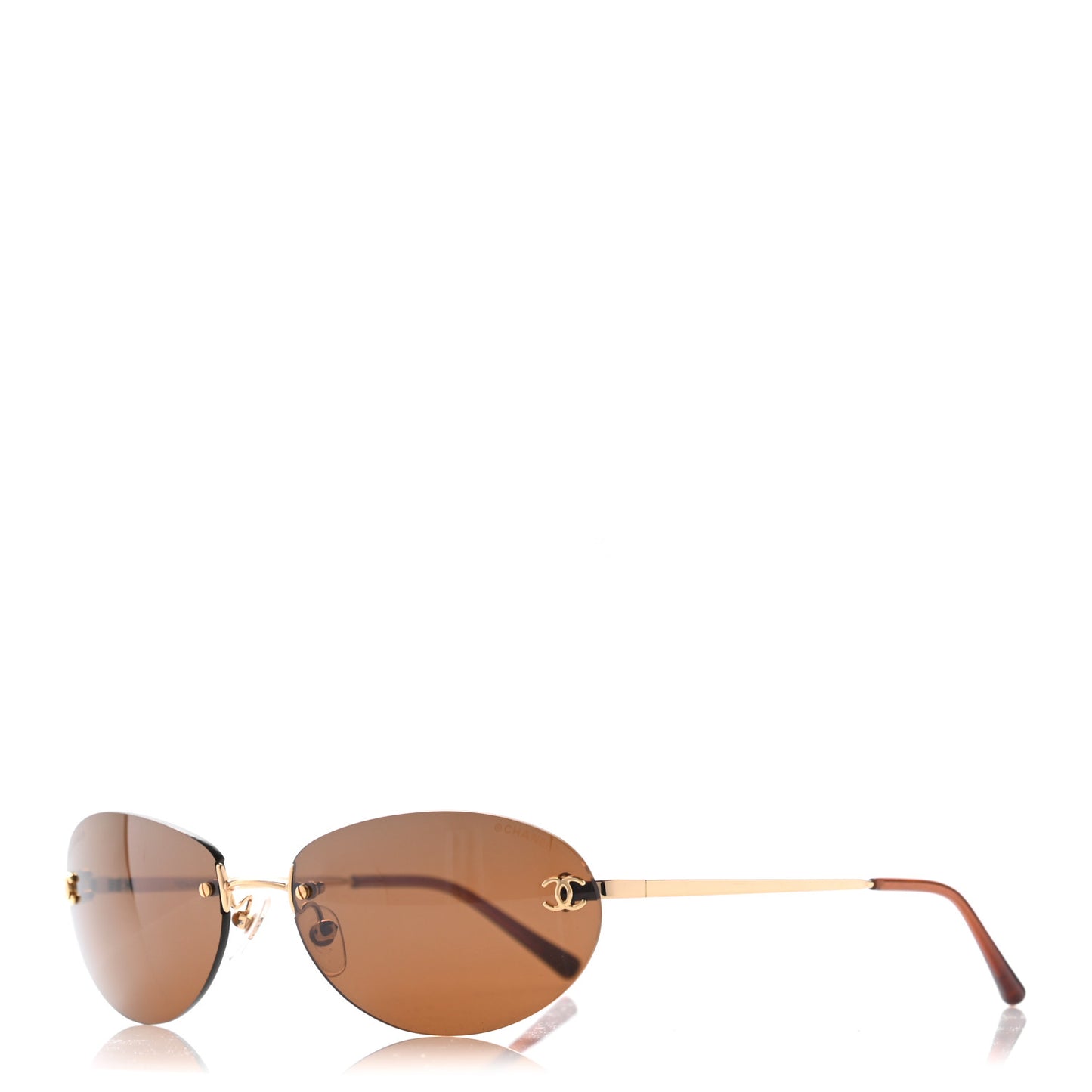 CC Oval Sunglasses 4013 Gold
