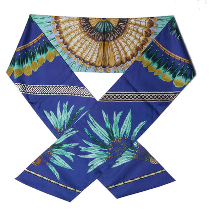 Hermes Silk Brazil Maxi Twilly Encre 1 of 5