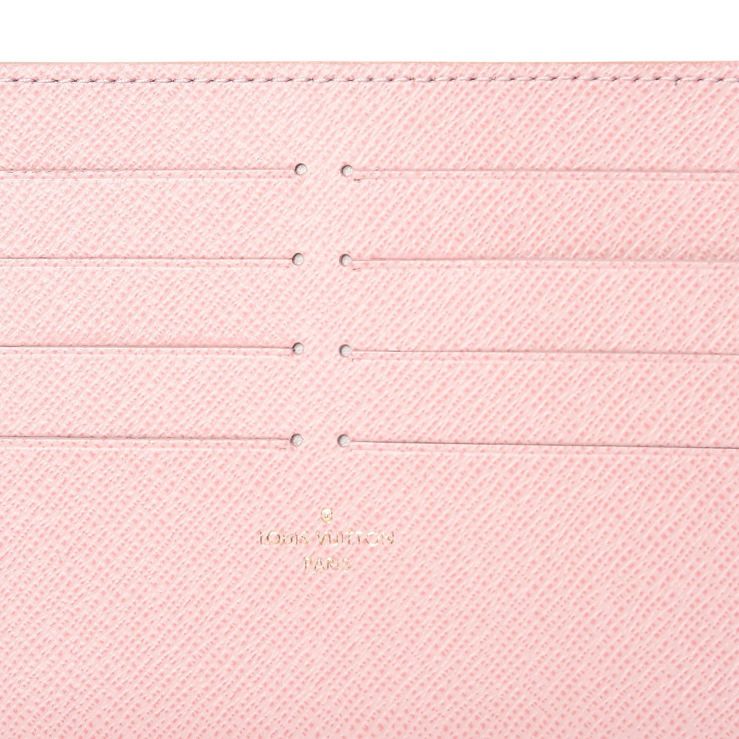 Calfskin Felicie Card Holder Insert Rose Ballerine