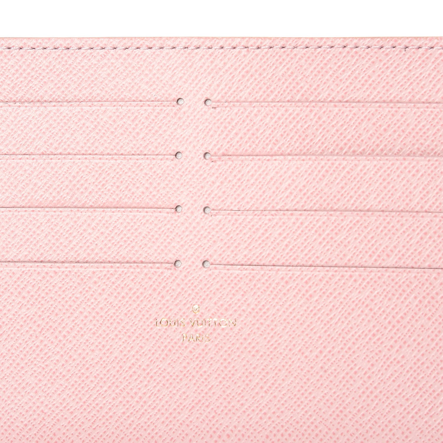 Louis Vuitton Calfskin Felicie Card Holder Insert Rose Ballerine 6 of 6