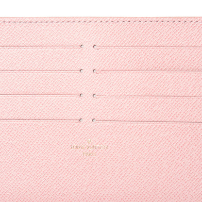 Louis Vuitton Calfskin Felicie Card Holder Insert Rose Ballerine 6 of 6