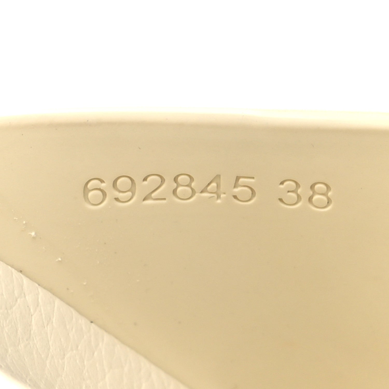Gucci Soft Rubber Womens Interlocking G Platform 42mm Slide Sandals 38 Off White 6 of 8