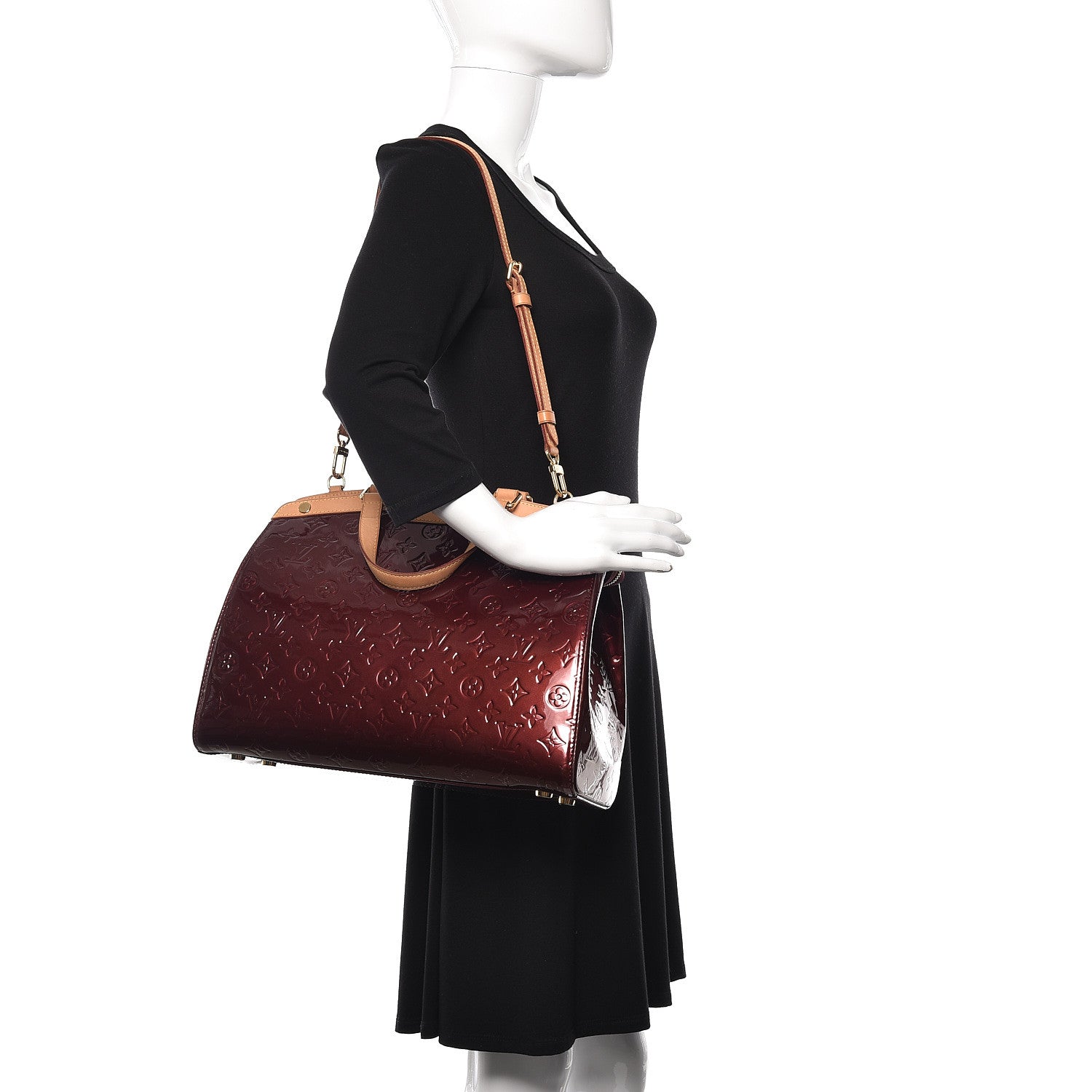 Louis Vuitton Vernis Brea GM Rouge Fauviste 3 of 10