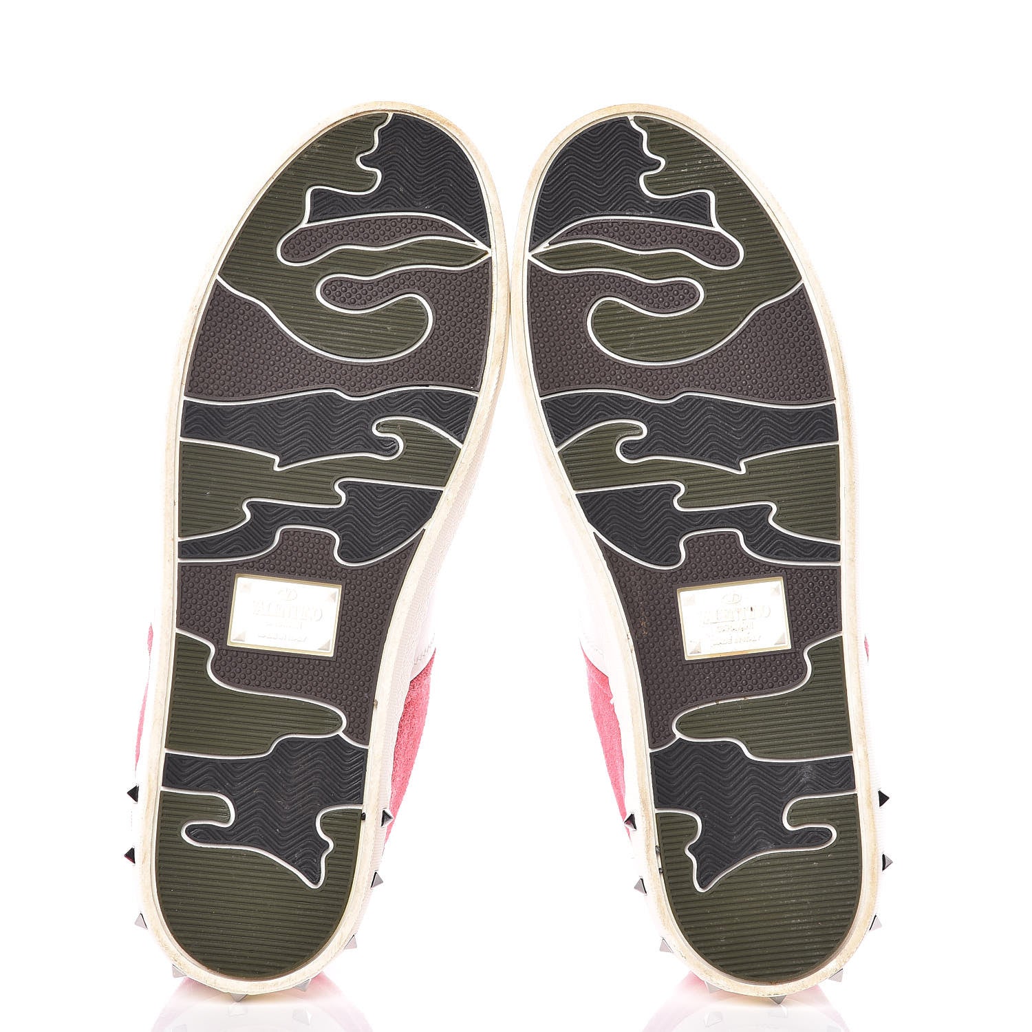 Valentino Garavani Suede Womens Flycrew Sneakers 35 Shadow Pink Optic White 7 of 13