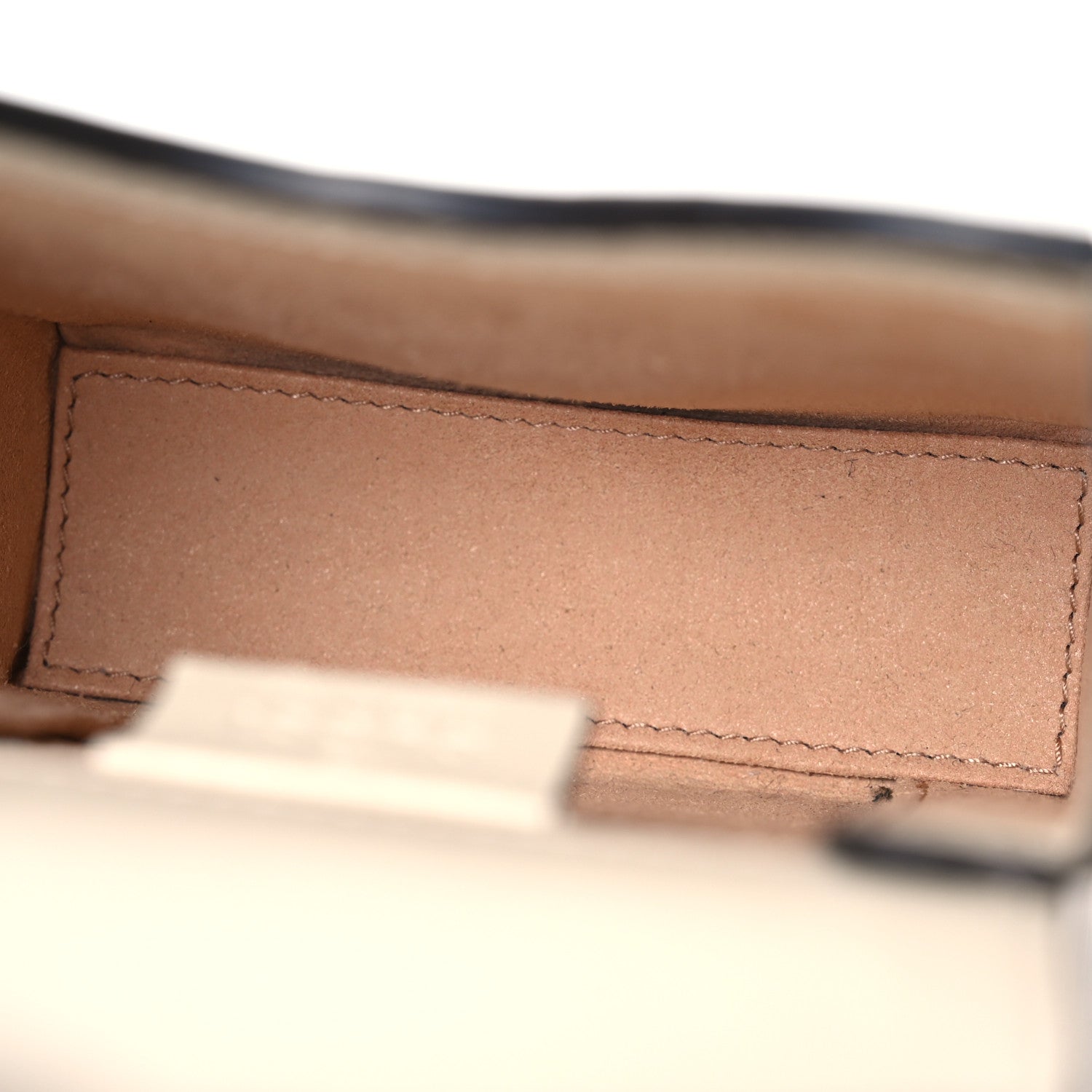 Gucci GG Supreme Monogram Azalea Calfskin Mini Horsebit 1955 Crossbody Bag Beige Ebony Mystic White 5 of 15