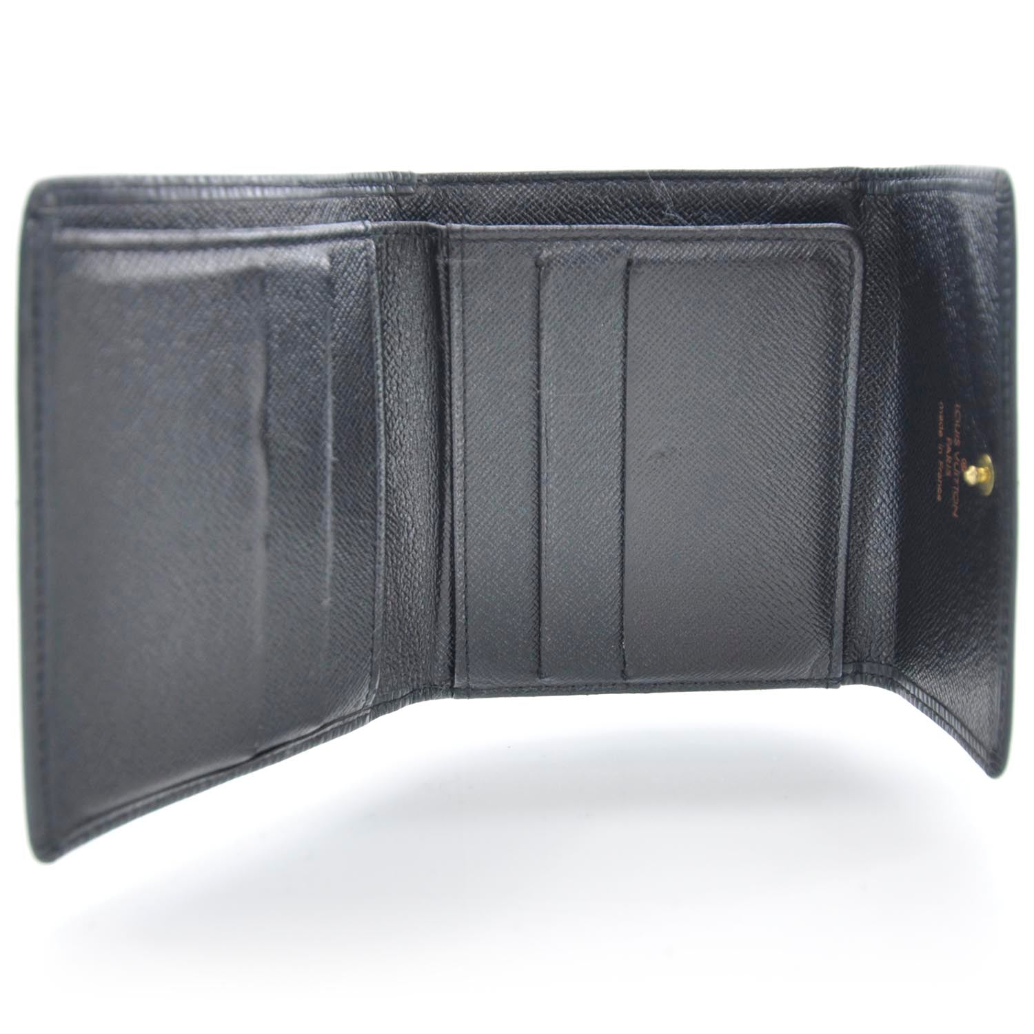 Louis Vuitton Epi Elise Wallet Black 7 of 9