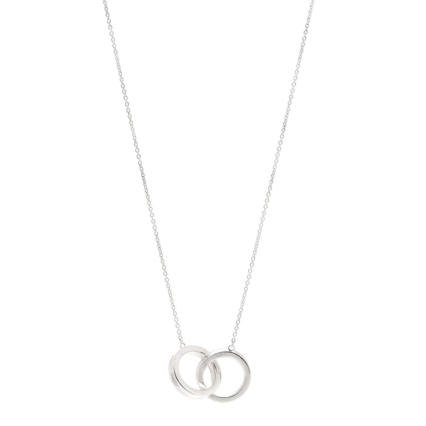 Sterling Silver 1837 Interlocking Circles Pendant Necklace