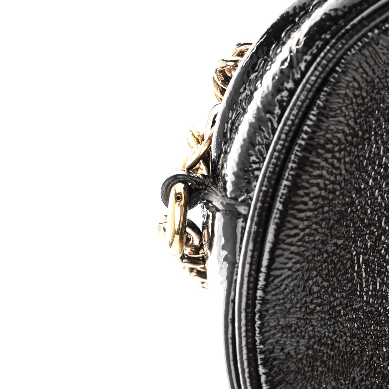 Gucci Patent Mini Soho Chain Bag Black 11 of 12