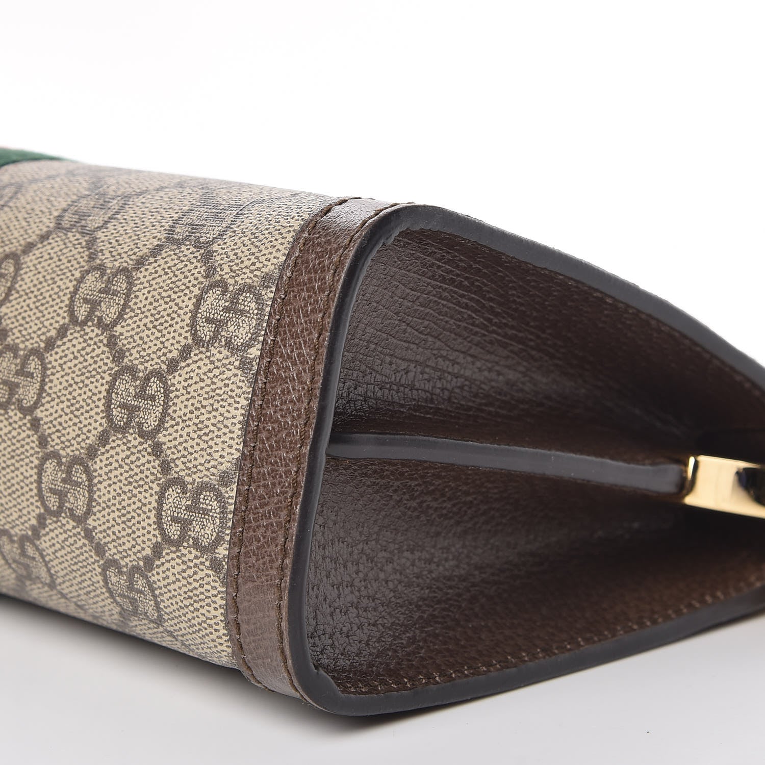 Gucci GG Supreme Monogram Web Small Ophidia Chain Shoulder Bag Brown 5 of 10