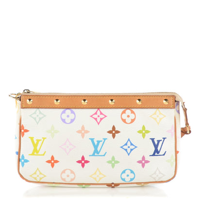 Louis Vuitton Monogram Multicolor Pochette Accessories White 1 of 9