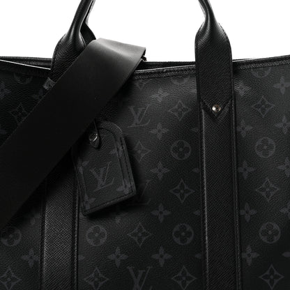 Louis Vuitton Monogram Eclipse Taigaramma Weekend Tote NM 7 of 9